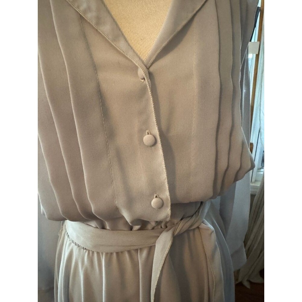 Vintage Miss Ashlee California Pleated Dress - Picture 3 of 3